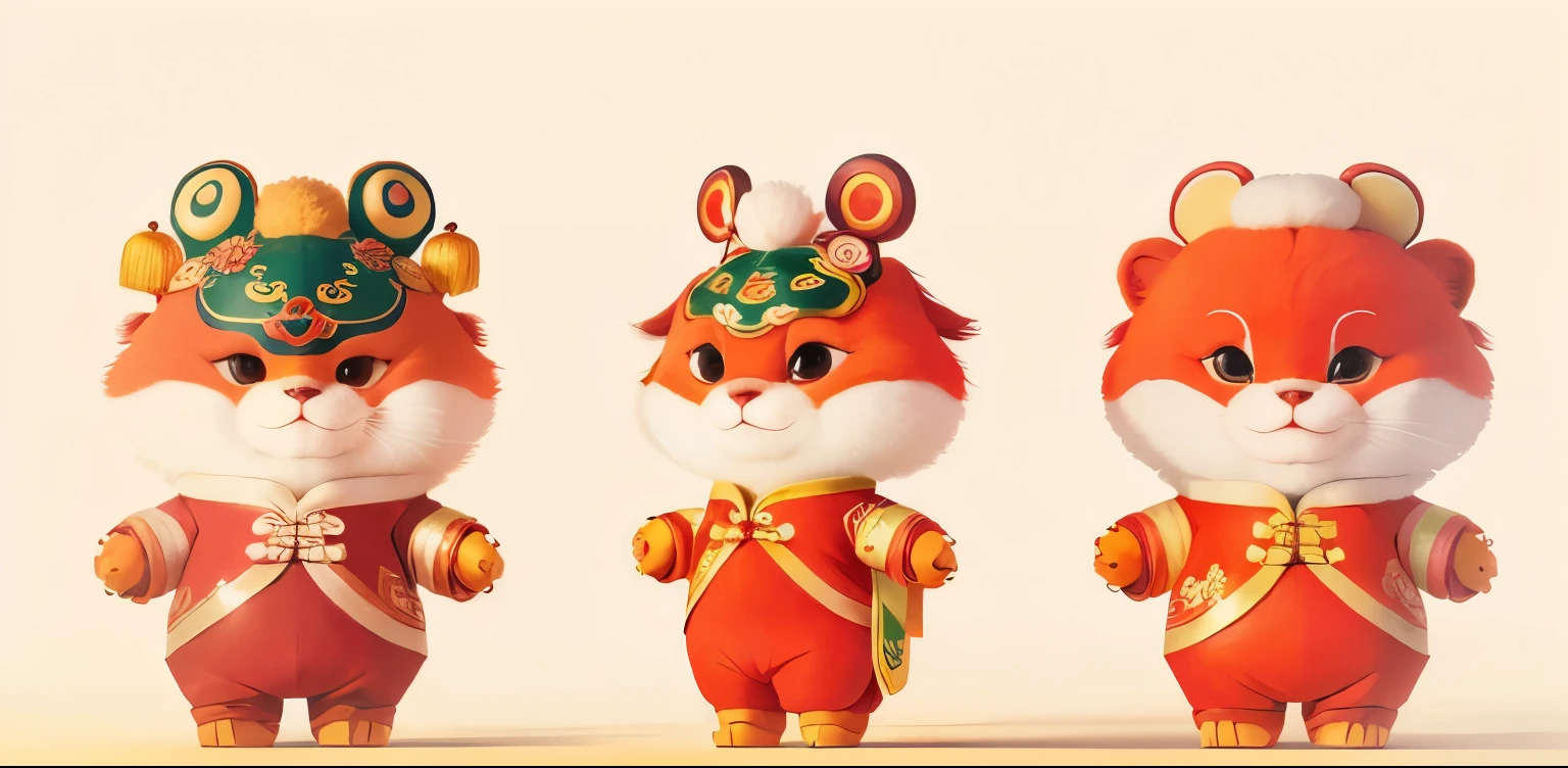 mascot，Chinese，cute