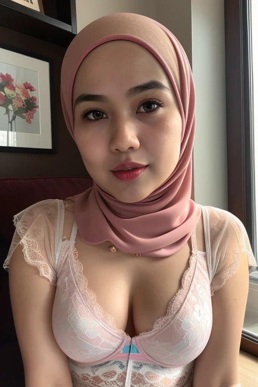 ((Open mouth)), Naked singlet (((HIJAB MALAY GIRL))), masutepiece, High quality, UHD 32K, Realistic face, Realistic skin feeling , A Japanese Lady, 8 years old, , Very cute and baby-like face, (((FLAT CHEST))), (MATRIX WORLD), ((look In front at the camera and SADNESS)), ((())), (((CUTE GIRL))), ((RED LIPS)), ((LIGHT RAINBOW LACE)), ((CHUBBY)), (undress, bra,