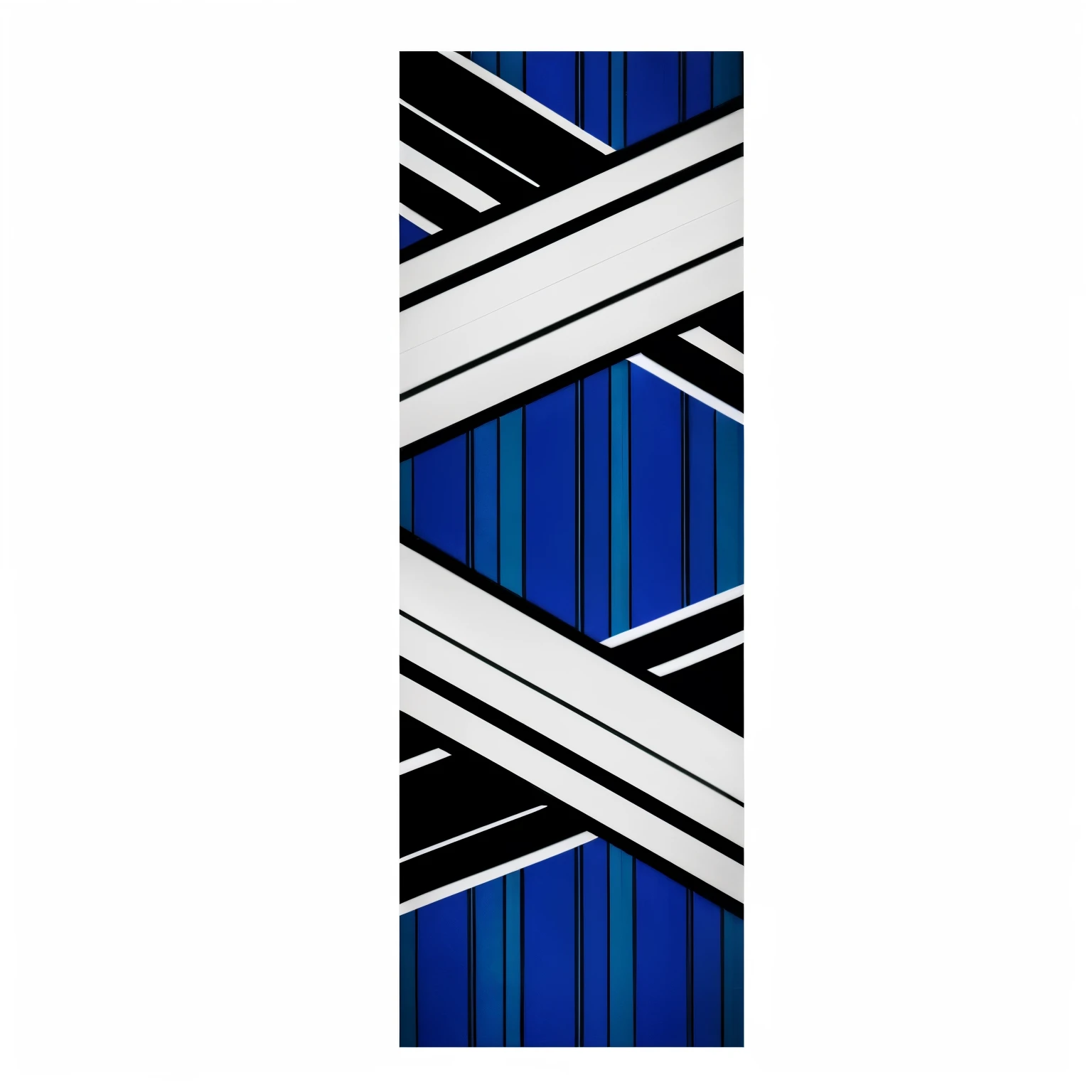 a close up of a blue and black tie with a white stripe, blue silver and black, art deco stripe pattern, thick blue lines, inspired by Larry Zox, digital art - n 9, cubic blocks stripes, digital art - n 5, inspired by Sarah Morris, cubic blocks stripes cuts, by Larry Zox, bold lines, strong lines and bold colors