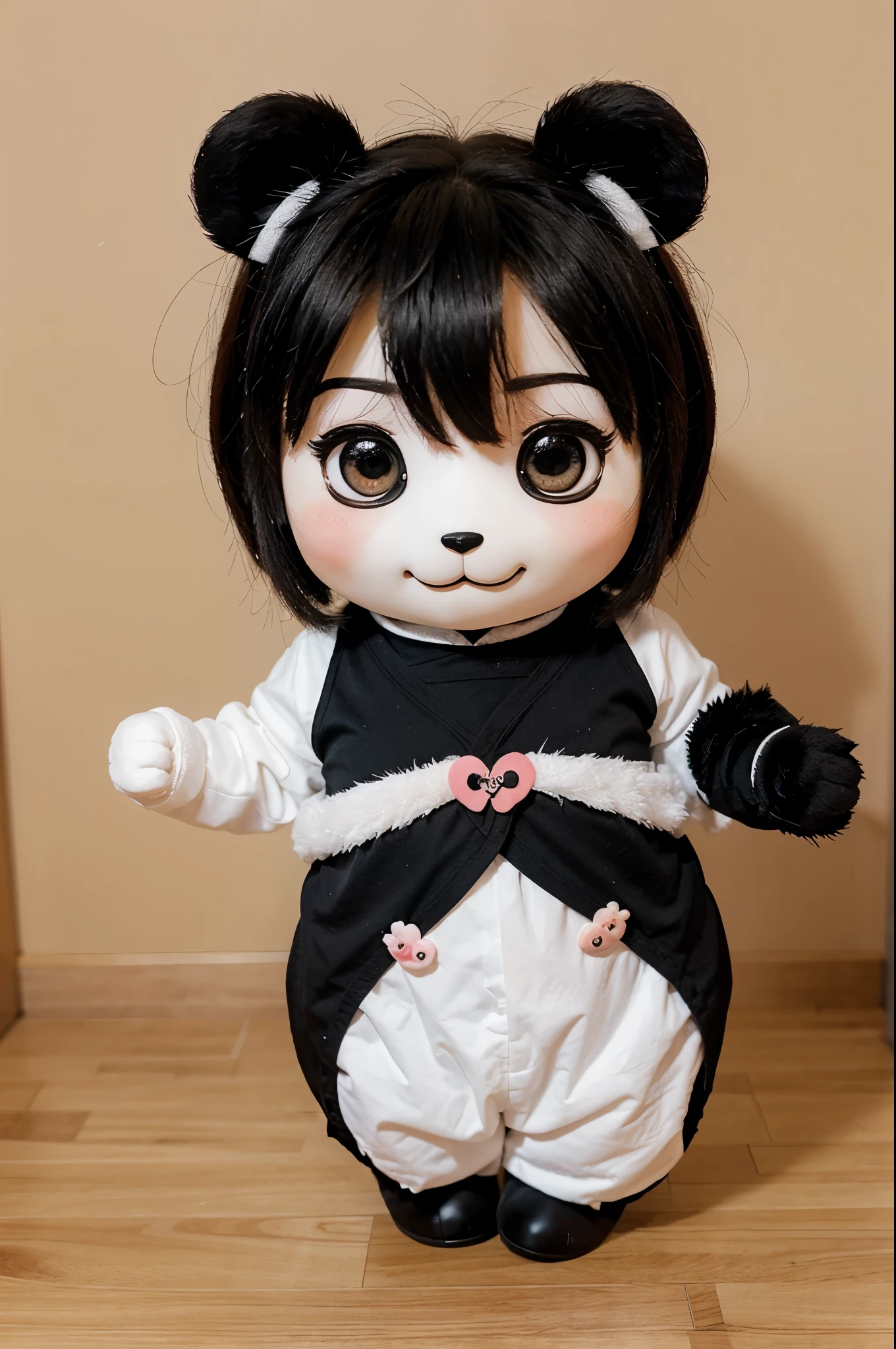 Chibi panda avec plusieurs expressions 