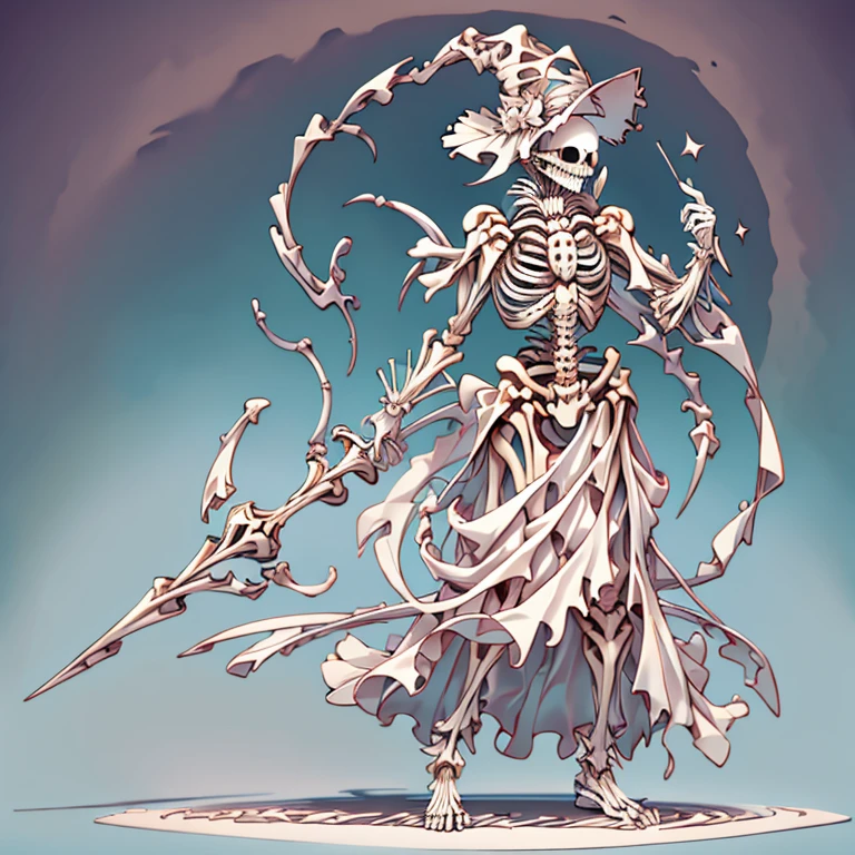 Skeleton Magician　　Magic Rod　Standing posture　