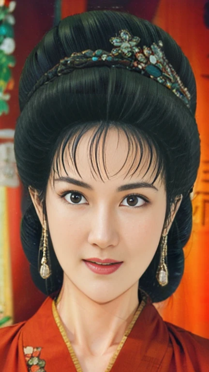 (best quality), (very aesthetic), (ultra-detailed), (best illustration),NSFW,a mature female,Perfect Face,Suikoden,Mrs. Lin,(full_body),big breast,red cheek,Sweating,skinny, chinese traditional clothes,chinese traditional style bed,