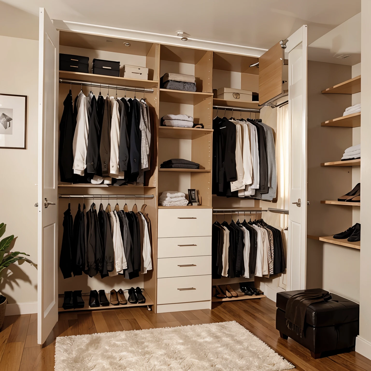 Closet con tocador