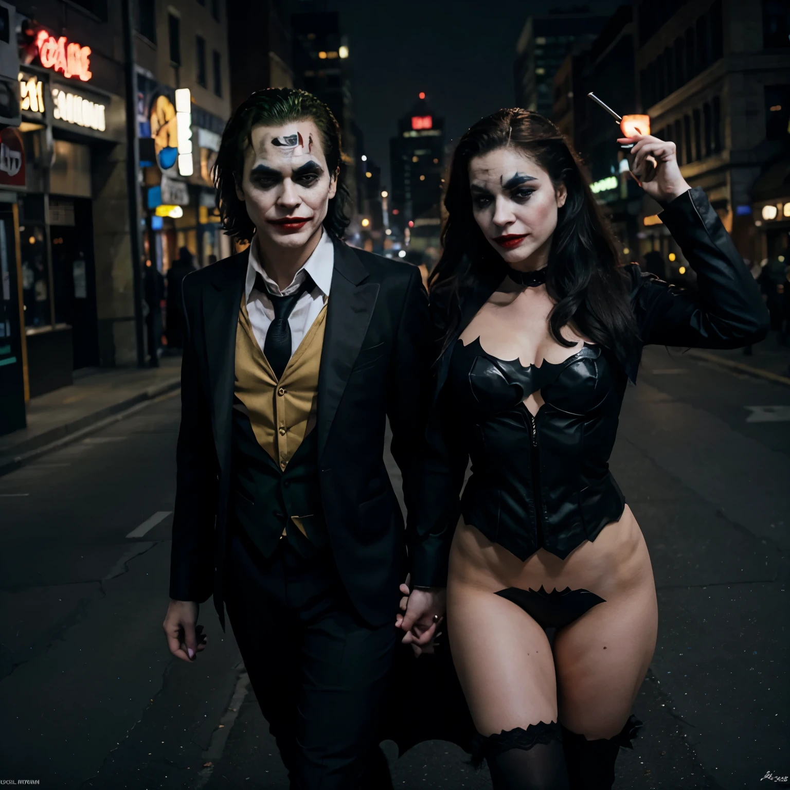 Joker make batman into woman