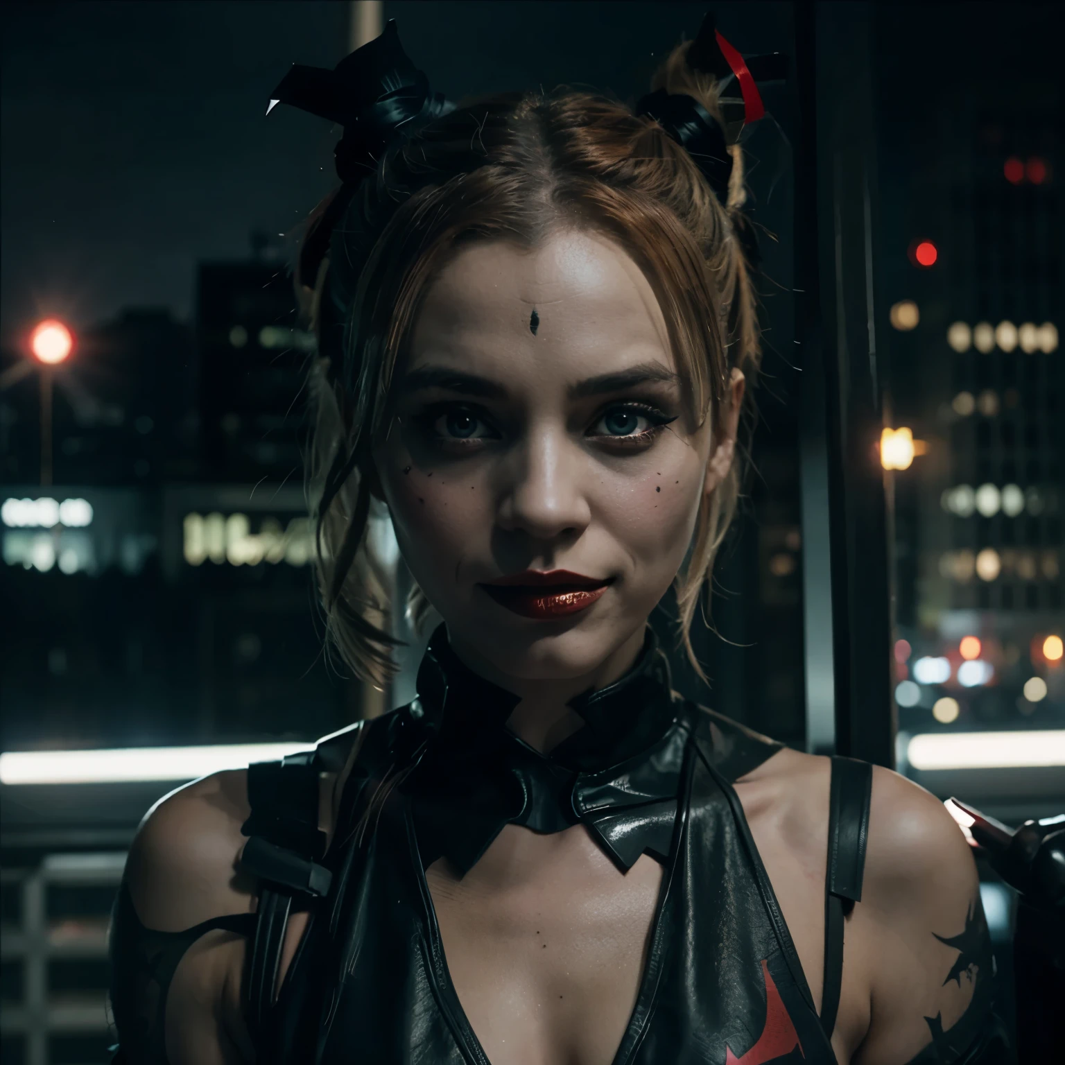 Batman transform into Harley Quinn