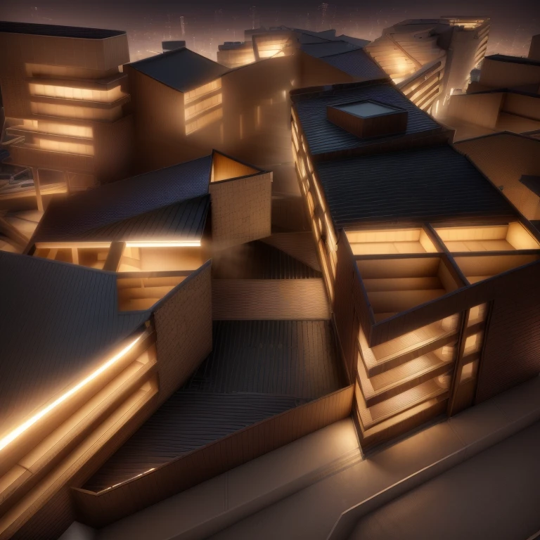There are many buildings lit up in the dark, 建築rendering, 夜間rendering, Research Facilities, 建築rendering ”, 医療Research Facilities, Conceptual, 建築rendering, Center Model Building, 最終rendering, architectural concept, Conceptual rendering, 複雑な 3D rendering, 複雑な3Drendering, rendering, デジタルrendering, 3Drenderingでも点灯, architectural concepts