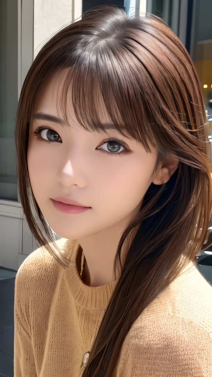 (Representative works:1.3)、(8k、Realistic、RAW Photos、Best image quality:1.4)、(30 year old mature woman)、Small face、Beautiful Face、(Realistic Face)、No makeup、Natural Makeup、light makeup、 (Dark brown hair)、Beautiful hairstyle、Realistic eyes、Beautiful details、 (Realisticな肌)、Beautiful Skin、 (sweater)、 Confused、 charm、超High resolution、Ultra-realistic、 High resolution、Golden Ratio