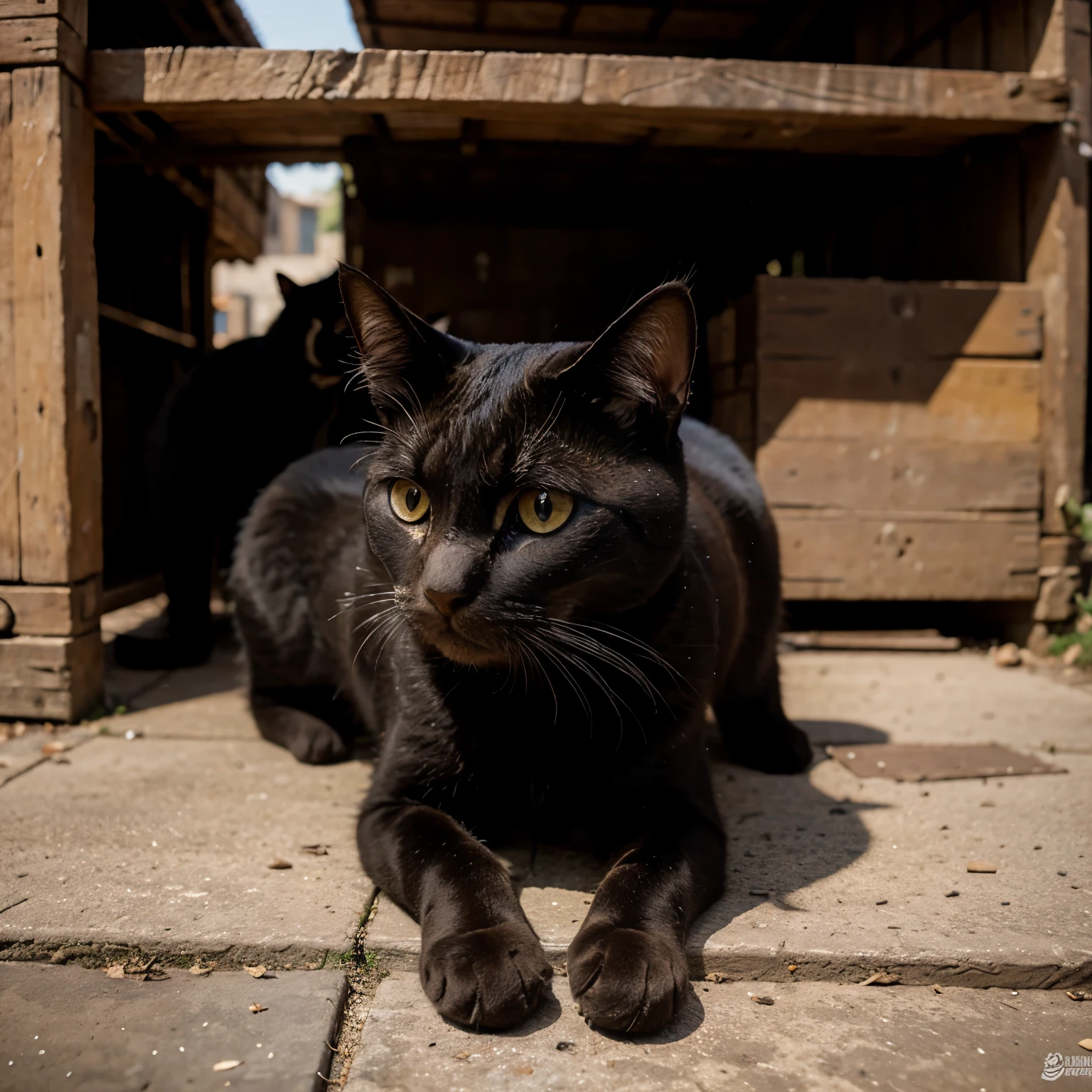 Un gato viejo