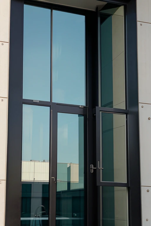 make a picture of an unnamed company seen from the outside