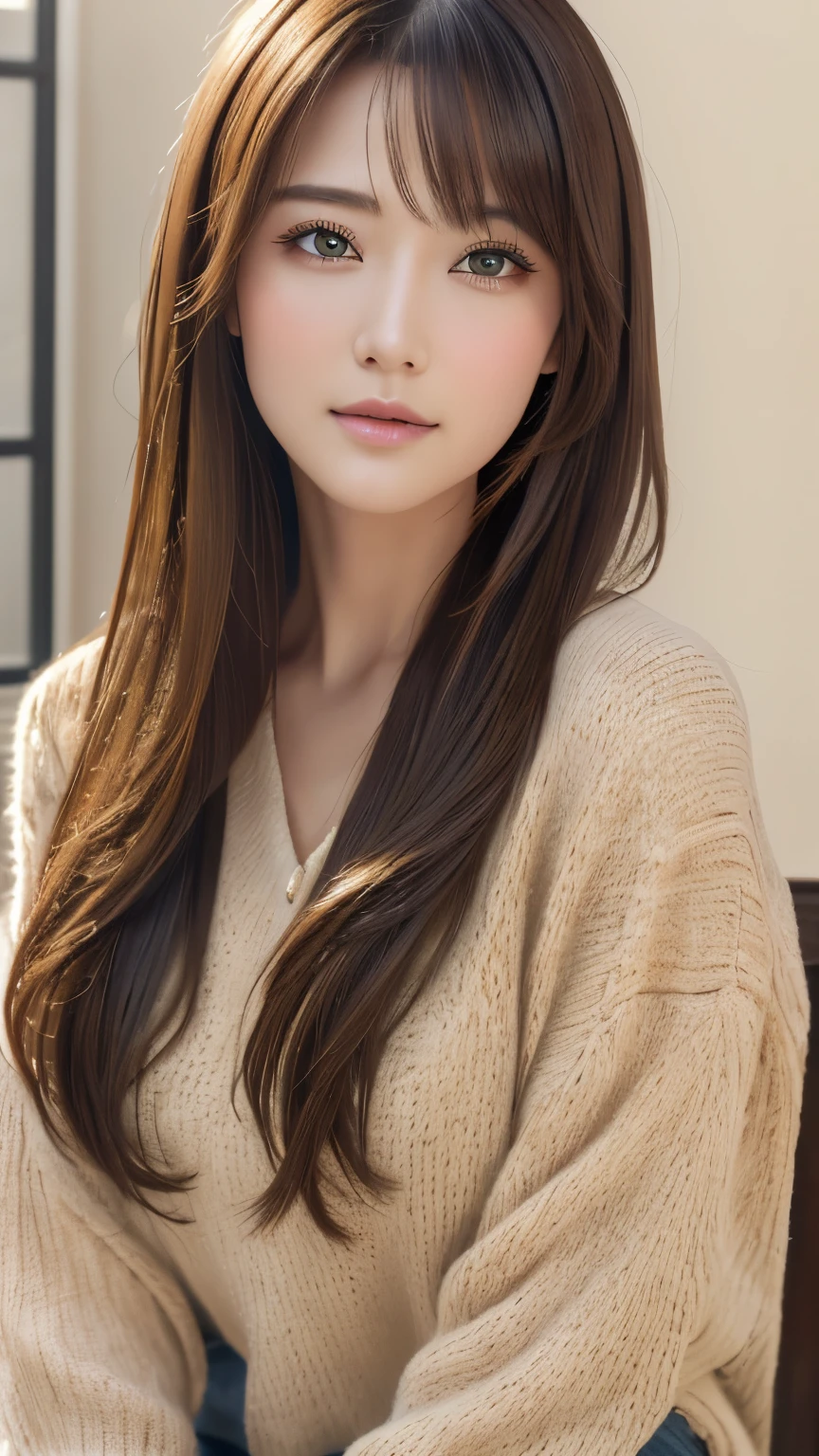 (Representative works:1.3)、(8k、Realistic、RAW Photos、Best image quality:1.4)、(30 year old mature woman)、Small face、Beautiful Face、(Realistic Face)、No makeup、Natural Makeup、light makeup、 (Dark brown hair)、Beautiful hairstyle、Realistic eyes、Beautiful details、 (Realisticな肌)、Beautiful Skin、 (Casual Fashion)、 Confused、 charm、超High resolution、Ultra-realistic、 High resolution、Golden Ratio