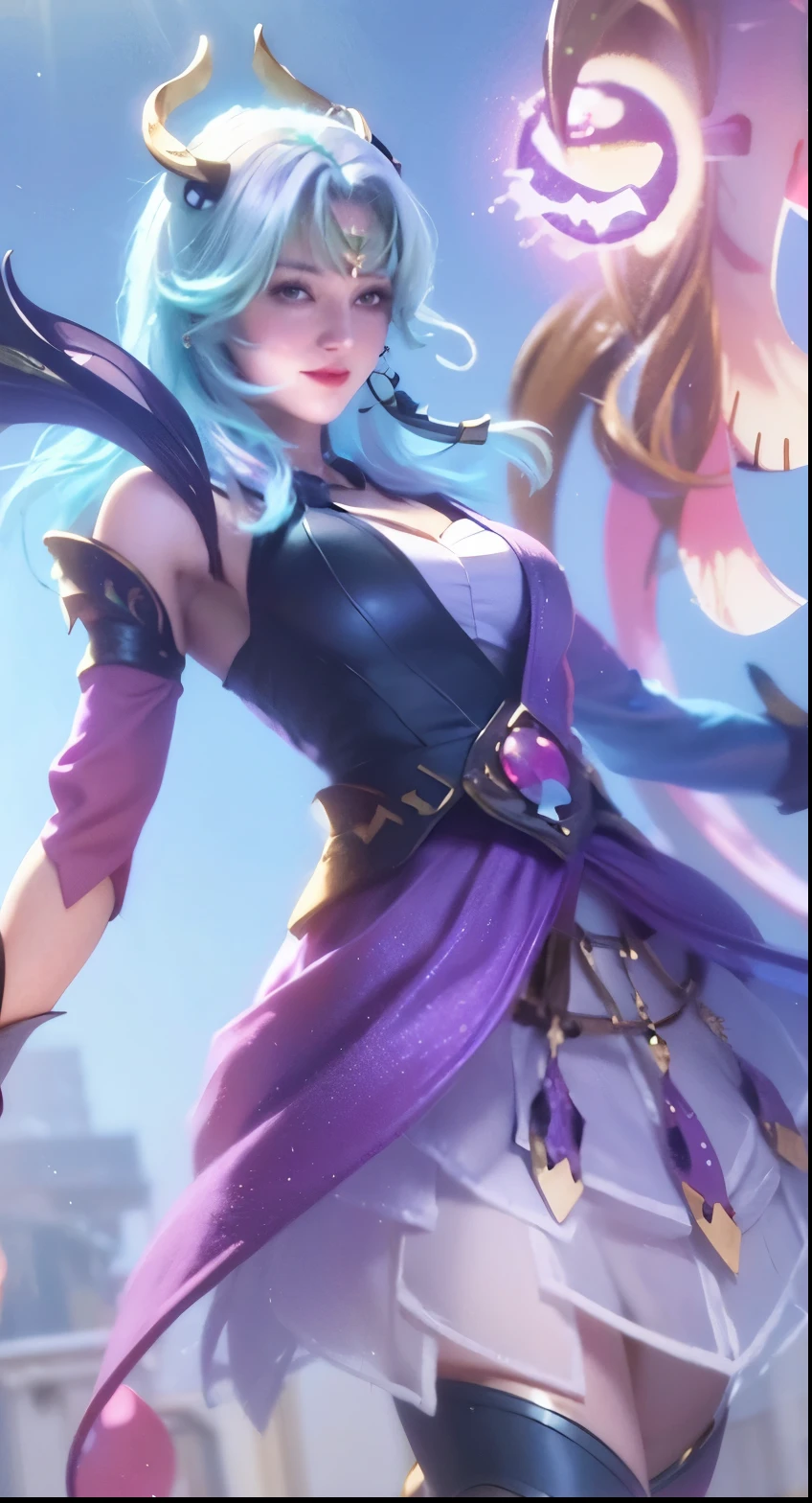 (8k, RAW photos,best quality, high resolution:1.1), (hyperrealistic:1.4),(realistic, photorealistic:1.3), soft light,big breasts,girl,realistic face,realistic body,realistic skin,absurdity,masterpiece,(cute:1.8), cuties, solo, (big breasts:1.2), detailed black eyes,innocent eyes,blusher,(t-shirt:1.2), cinema light,film grain,jewelry,earrings,((Medium hair:1.1)),((Floating Hair Novafrog Style)),cherry colored lips,hair ribbon,hair bow,ponytail,closeup,look viewer,long hair,upper body,open lips,upper teeth, (smiling eyes:0.6),((grinning:1.2)),depth of field, blurred background, eye focus, Bokeh,Young, 85mm Lens, f/1.4,Professional Lighting, Young,Portrait,Photon Mapping,Radiosity,Physically Based Rendering,No Bra
