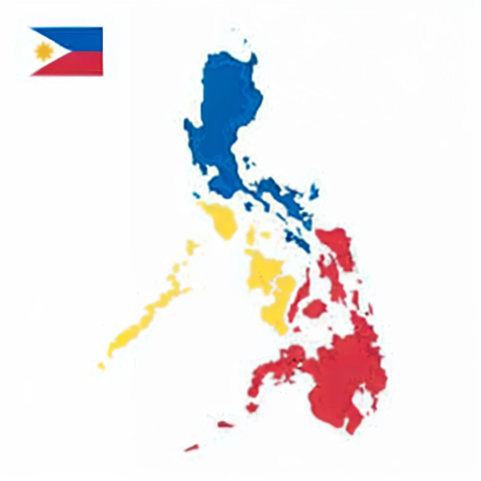 put a image each of the three luzon visayas mindanao with a popular food in it