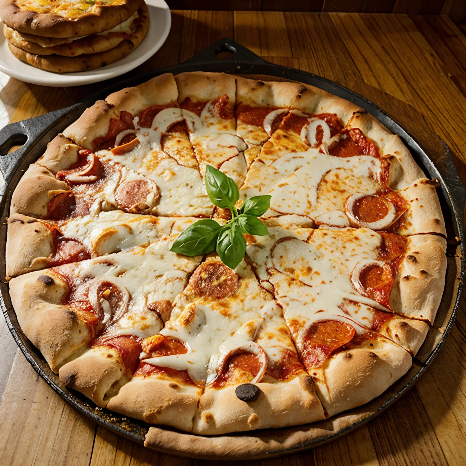 Dibuja una pizza de un dolar