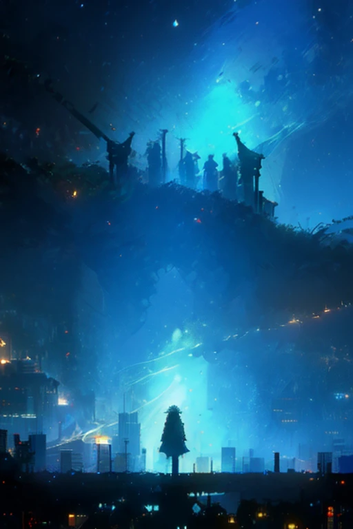 1girl, (((standing on edge building))), dystopia, 8K, high quality, (((detailed face))), detailed hands, melancholy, sad, raining outside is raining, (((night))),