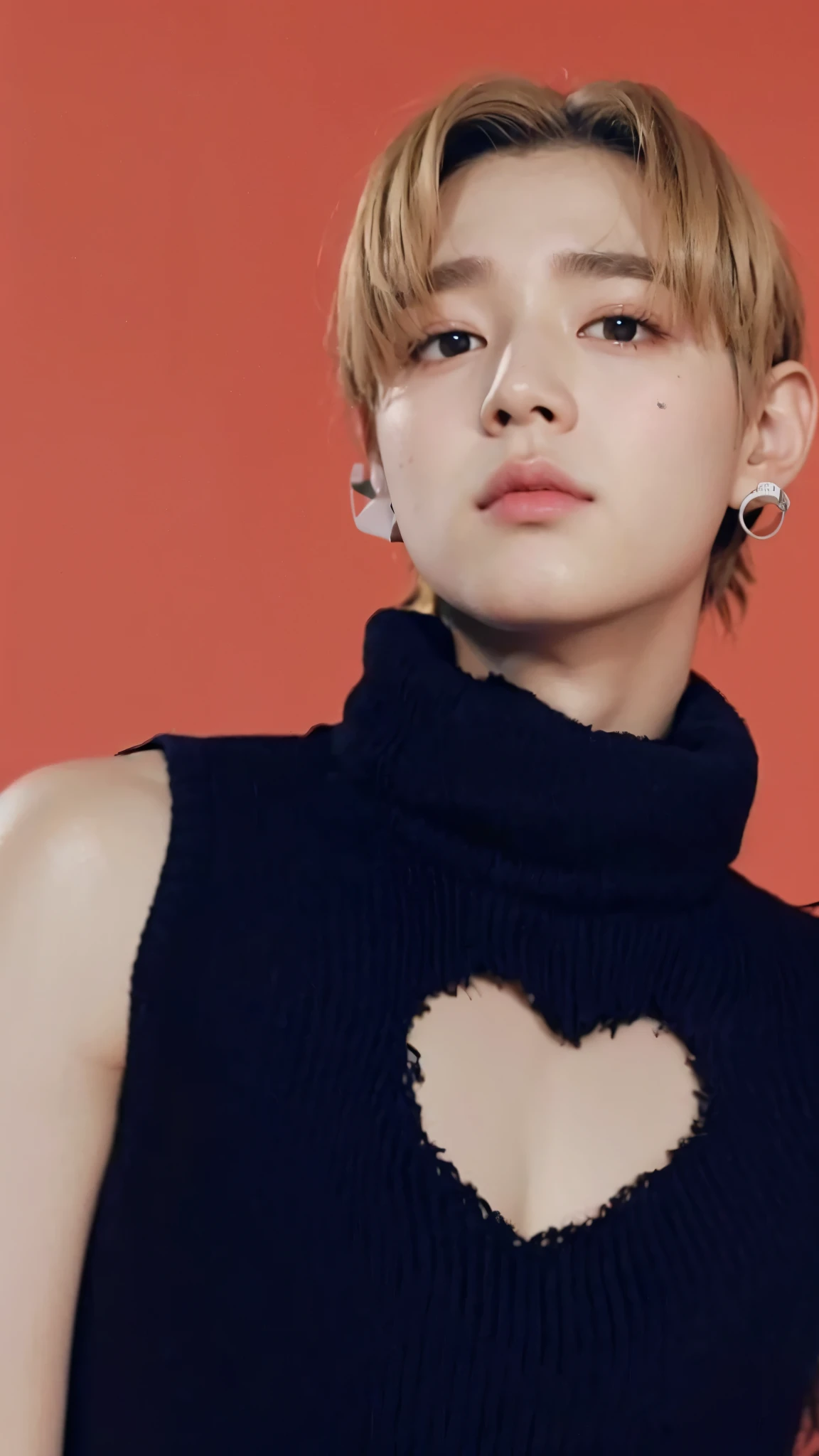 There's a kid with headphones on and a pink sweater, ulzzang, Ulzzang masculino, Wan adorable cara coreana, Cai Xukun, kanliu666, Jinyoung Shin, Ruan lindo vtuber, Kim Doyoung, Chiho, e-chica, E - Chica, Jung Jaehyun, Jaeyeon Nam, Sakimichan