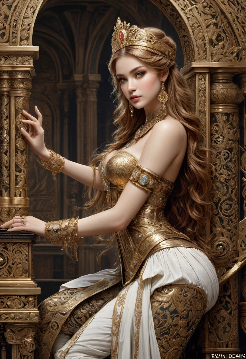 Mythopunk, (masterpiece, best quality, Professional, perfect composition, very aesthetic, absurdres, ultra-detailed, intricate details:1.3), by Edwin Deakin