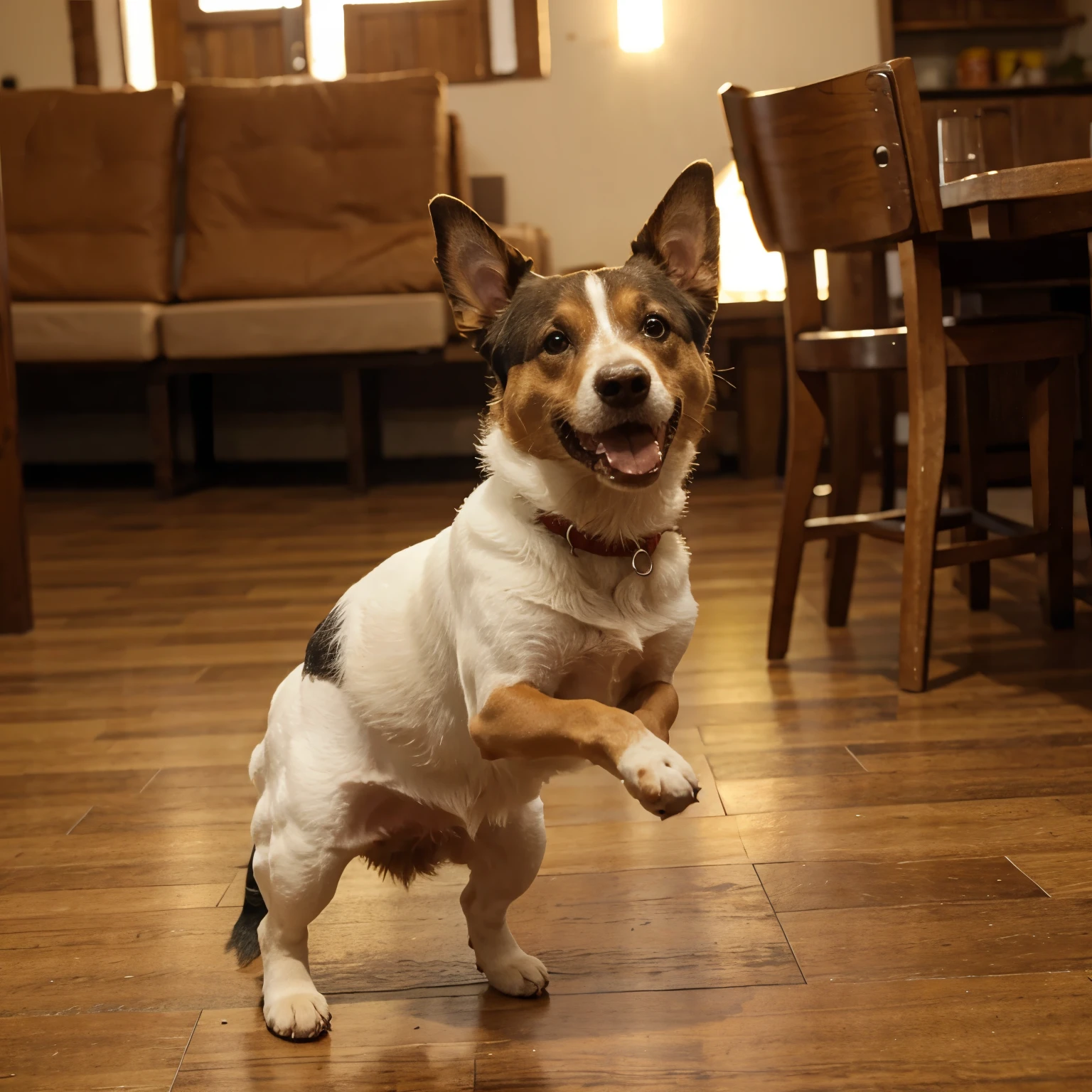 Perro bailando salsa dura