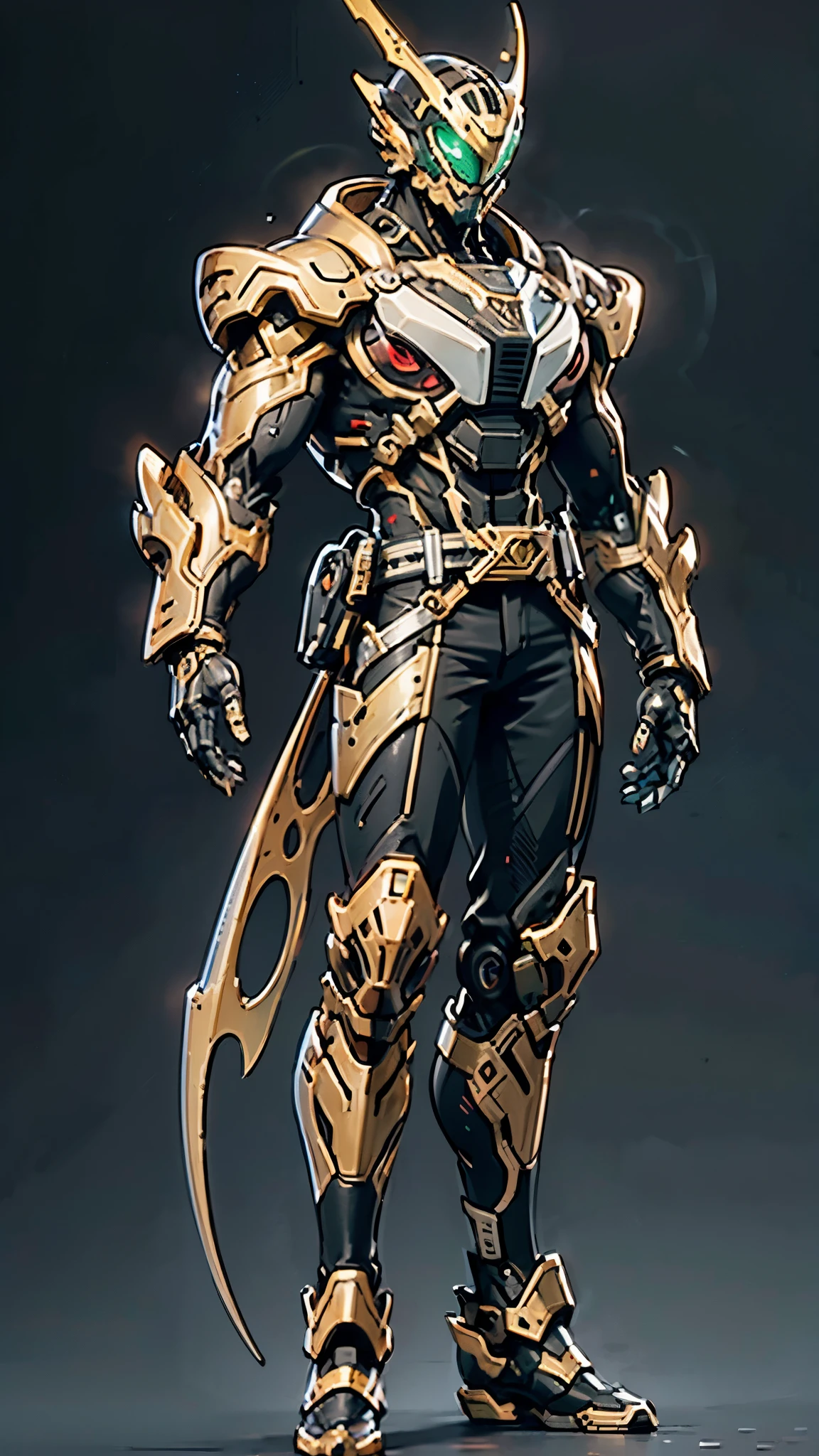 A man wearing a full-face helmet, a fantasy-style biotech armored combat suit, green eyes, (a composite layered chest armor), fully enclosed shoulder guards, matching arm and leg guards, the belt is adorned with dragon claw grasping orbs, (primarily black with red accents), the design balances heavy with agility, a high-tech bio-mecha armor, (Dynastinae concept Armor, stand on the top of a skyscraper in a futuristic sci-fi city), this character embodies a finely crafted fantasy-surreal style armored hero in anime style, exquisite and mature manga art style, (element, plasma, energy, the armor glows), ((male:1.5)), metallic, real texture material, dramatic, high definition, best quality, highres, ultra-detailed, ultra-fine painting, extremely delicate, professional, perfect body proportions, golden ratio, anatomically correct, symmetrical face, extremely detailed eyes and face, high quality eyes, creativity, RAW photo, UHD, 32k, Natural light, cinematic lighting, masterpiece-anatomy-perfect, masterpiece:1.5