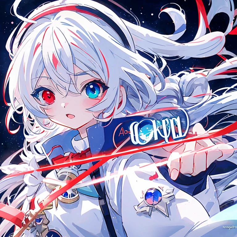 anime girl with long white hair holding a ice sword, ice magic circle, best anime 4k konachan wallpaper, white haired deity, zerochan art, anime art wallpaper 8 k, anime style 4 k, ufotable art style, detailed key anime art, anime art wallpaper 4 k, anime art wallpaper 4k, ryuko matoi, white haired, anime wallaper, (((heterochromia, blue and red eyes)))