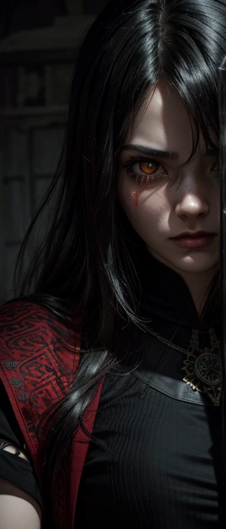 V0id3nergy,luminescent, Blood_vessel,, (masterpiece:1.3), (the best_quality:1.3), (extremist_detailed:1.3), 8k, extremely_Clear, realism, (extremistPractical:1.3),, insane details, intricate details, hyperdetailed, extremist detailed, extreme detailed, Highest detailed, High_detail, rich and colorful, fair, HDR, photoPractical, HighThe reservoir, extremist_High_The reservoir, photography, Aesthetic, extremely_Beautifully,((Fractal Art)),rich and colorful, moth (Cover left eye), somber expThe reservoirsion, cry (Red), (Horror Art, fear),HighThe reservoir, 16K,Raw,extremist HighThe reservoir,extremist details,finely detail,an extremely Beautifully and fair,extremely detailed,true shadow, Practical,Highly detailed photo,屡获殊荣的魅力photography作品,photoPractical,18girl