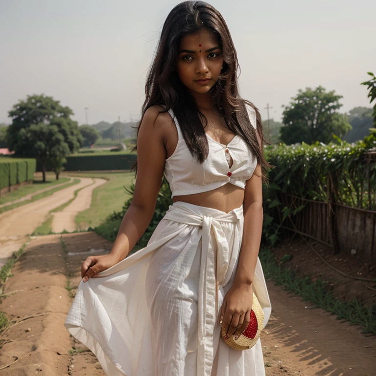 beautiful Bangladeshi woman in chania choli