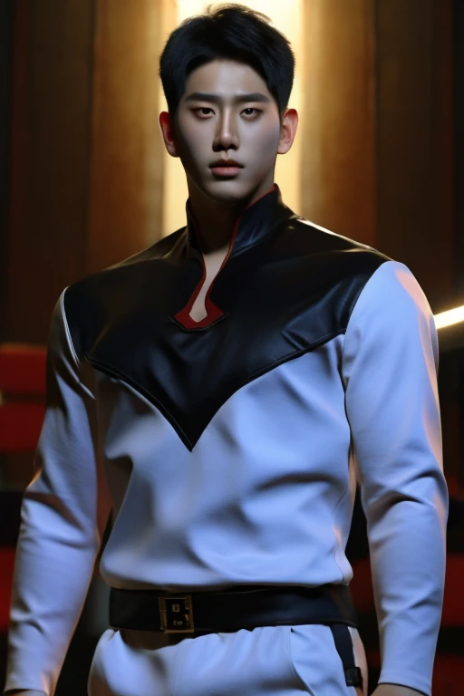 Hot hunklike young big strong looking attractive handsome Korean guy very ullzang