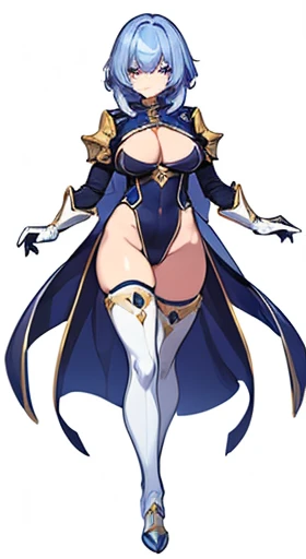 (((Best Quality))) , ((full body)), female, reference sheet, solo, (white background), gloves, Knights of the Zodiac girl,