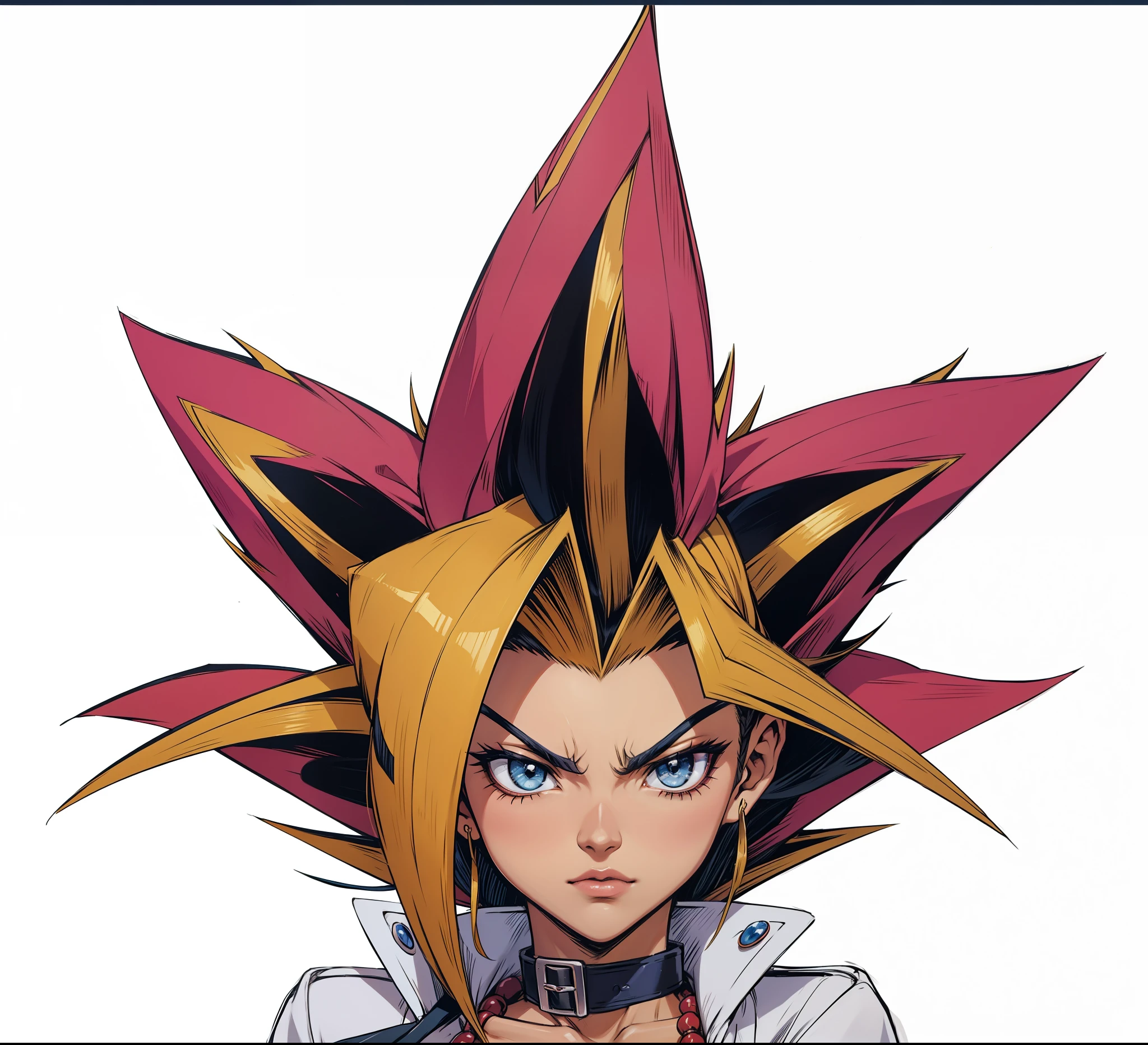 Yu-Gi-Oh, extremamente realista, muito lindo, Fitness, usando roupas realistas, cabelo realista