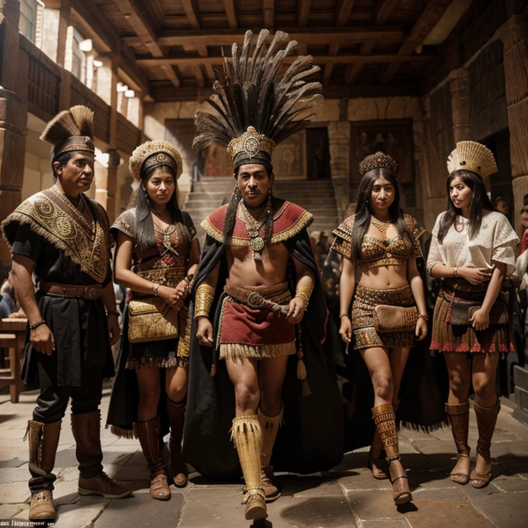 arrival of the Spanish to the Aztec empire