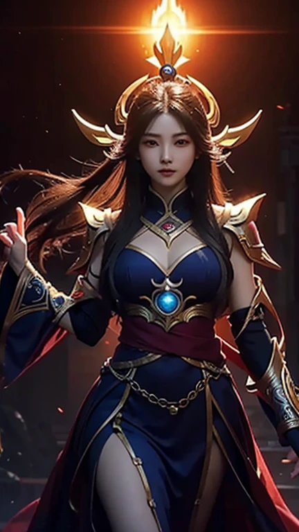 Luo Yi's skin Oracle of Sol in mobile legends, UHD graphic quality