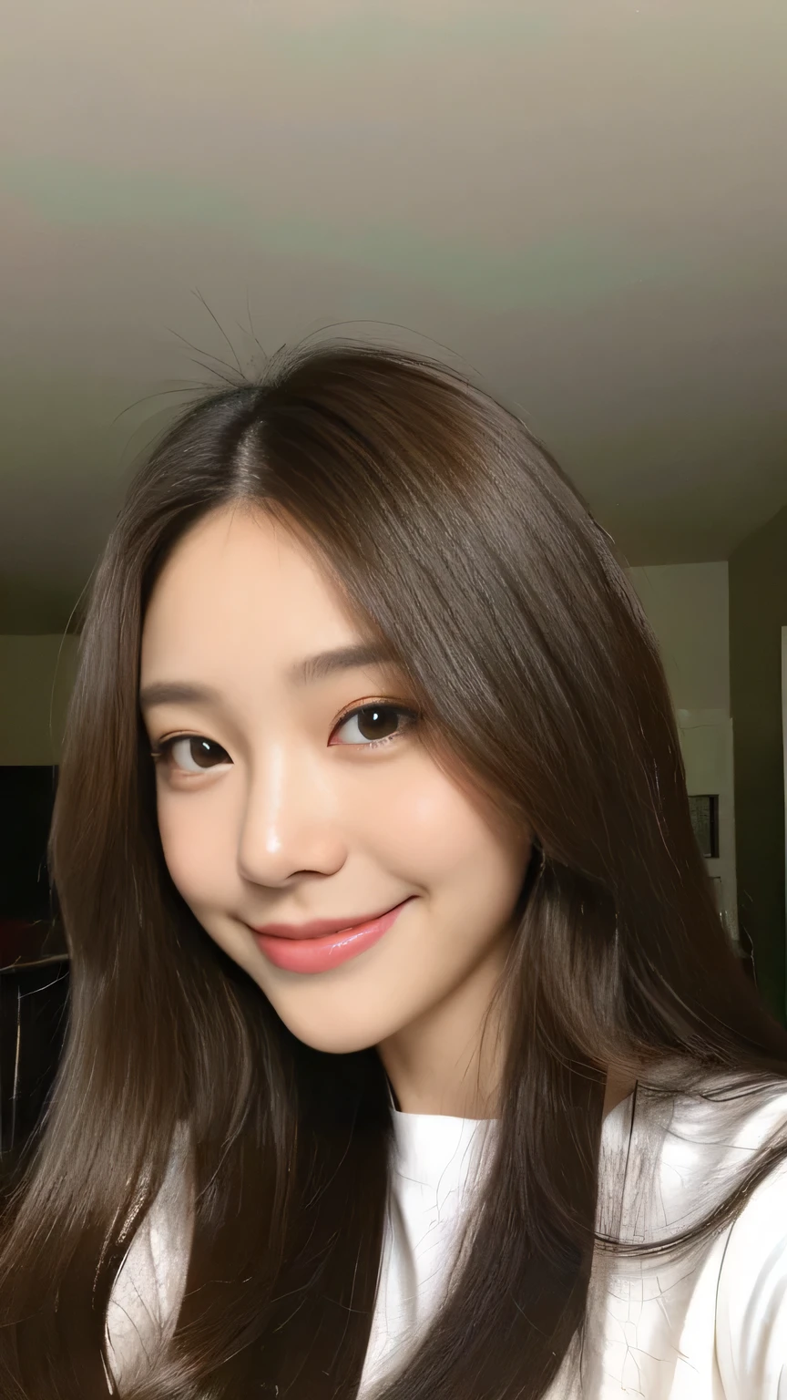 Full body angle、((highest quality, 8K, masterpiece:1.3)), concentrated:1.2, Perfect body beauty:1.4, Hips:1.2, ((Delicate Hair)), (Colorful cross neck slim fit t-shirt for women、 :1.1) , ((highest quality、8K、masterpiece:1.3))、1 Girl、A sloppy smile、Esbian all over、Slim face、Big 、Beautiful woman、(Dark Brown Hair)、Long Hair、1.1、Flickering Valley、Detailed eyes、double eyelid、Blurred Background、超Slim face、Smile、Looking down、