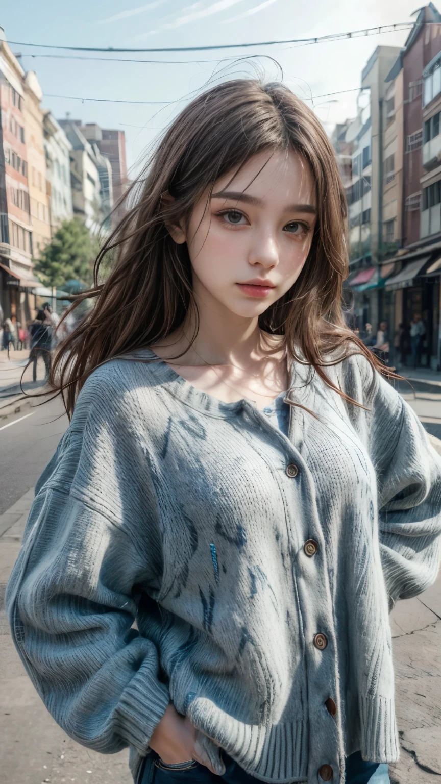 daughter, Handsome Moves,Landscape photos,Trendy clothes,Patch Background,Geometric pattern stitched background,head shot