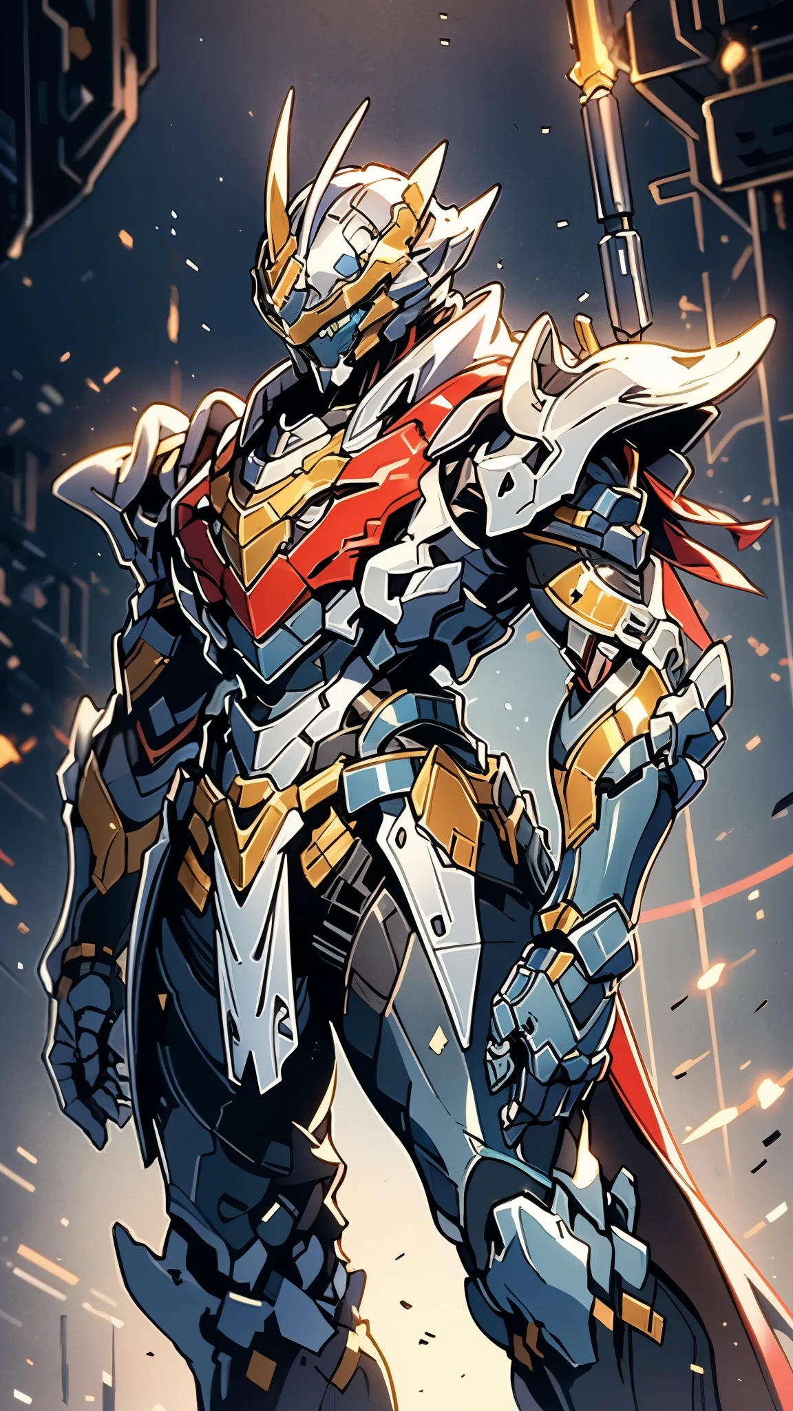 A man wearing a full-face helmet, a fantasy-style biotech armored combat suit, green eyes, (a composite layered chest armor), fully enclosed shoulder guards, matching arm and leg guards, the belt is adorned with dragon claw grasping orbs, (primarily black with red accents), the design balances heavy with agility, a high-tech bio-mecha armor, (lion concept Armor, stand on the top of a skyscraper in a futuristic sci-fi city), this character embodies a finely crafted fantasy-surreal style armored hero in anime style, exquisite and mature manga art style, (element, plasma, energy, the armor glows), ((male:1.5)), metallic, real texture material, dramatic, high definition, best quality, highres, ultra-detailed, ultra-fine painting, extremely delicate, professional, perfect body proportions, golden ratio, anatomically correct, symmetrical face, extremely detailed eyes and face, high quality eyes, creativity, RAW photo, UHD, 32k, Natural light, cinematic lighting, masterpiece-anatomy-perfect, masterpiece:1.5