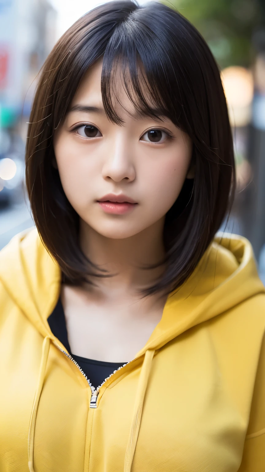 (1 nogizaka girl,RAW Photos,Photorealistic:1.5),(最high quality, high quality,High resolution, 最high quality,ultra High resolutionolution,High resolutionolution,High resolution,超High resolution,Large file size,8k,2k wallpaper,8k wallpaper,high quality texture,wonderful,Very delicate:1.4),one girl, Famous idols of Japan,Beautiful Face,Small face,Absurd,Ridiculous,incredibly Ridiculous,Portraiture,Chest close-up,Blurred Background,(hoodie,No makeup:1.2),Medium skin,Beautiful Skin,Detailed skin,Small Head,Black Hair,Silky Hair,(Japan&#39;s Eyes:1.3),Fine grain,Iris,Japanese idol eyes,Japanese Nose,Five fingers,(eyebrow:-0.5),(Particles of light, Lens flare, Luminous Particles: 0.7),View your viewers,Bright lighting,Professional Lighting,girl