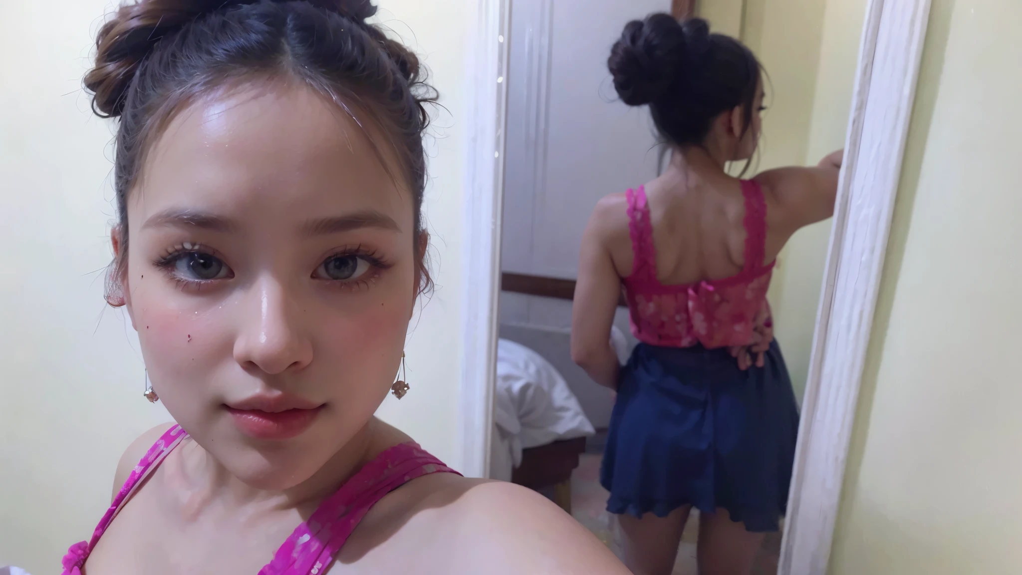 (best quality, high-res and ultra-detailed:1.2),portrait,red dress,beautiful detailed lips,soft lighting,cherry blossom garden background,vibrant scene,elegant girl,visually striking contrast,luscious and vibrant colors,intricate brushwork,rich textured appearance,oil painting techniques,soft delicate strokes,crisp clear detail,warm romantic ambiance,alluring atmosphere,serene beauty,subtle shadows,ethereal glow,flawless skin,delicately painted hair,expressive eyes,blooming cherry blossom flowers,fresh spring breeze,peaceful mood,graceful pose,captivating gaze,serene and dreamy setting,traditional artistry,picturesque scenery