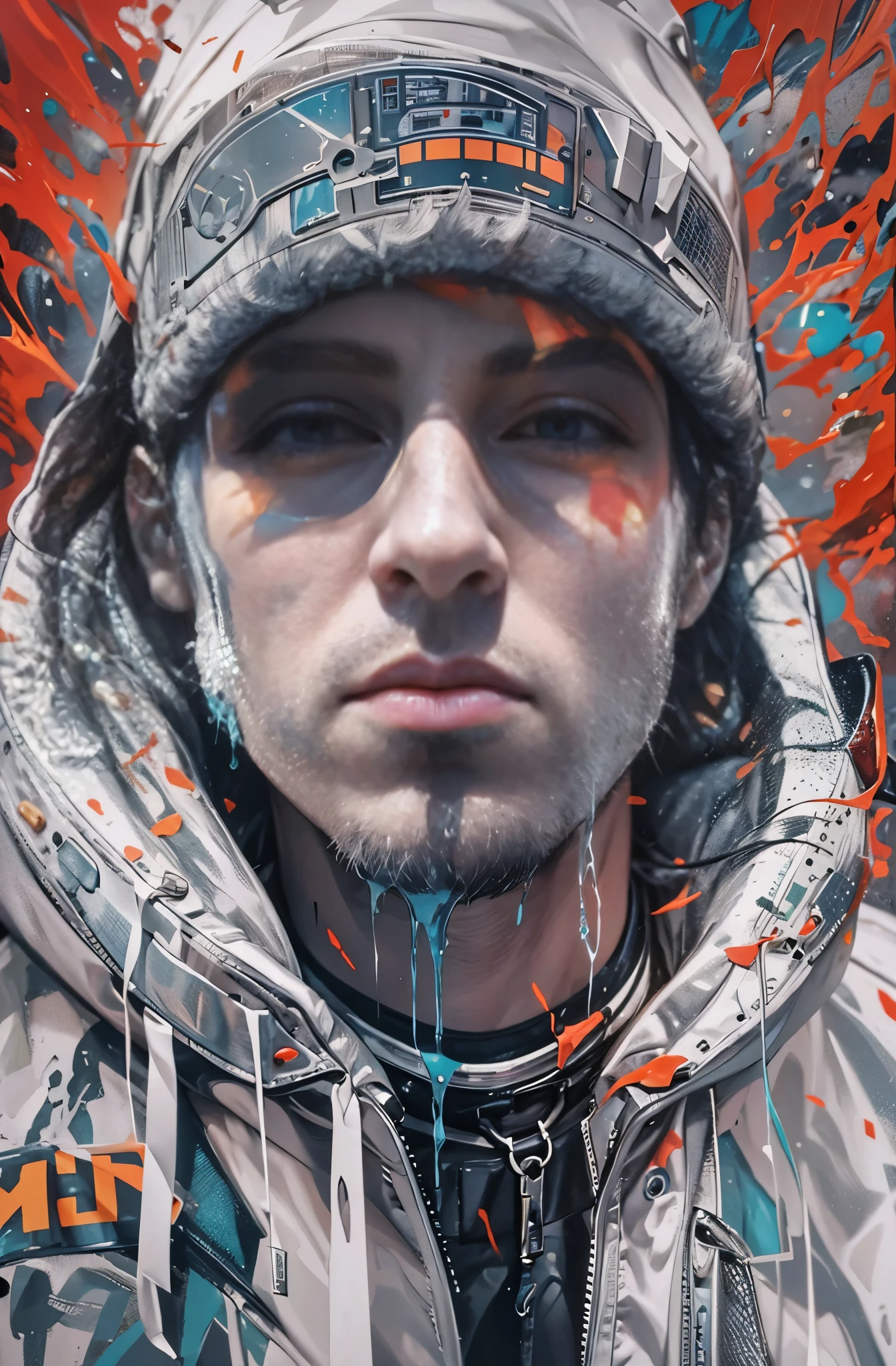 56:36 Expired in 29 days White male paintings, Eminem, King of Hip Hop, Charismatic Rapper, lose youqself, Cool Street Fashion, King of the Streets, check it out, Add life to your rhymes, The best pose, Ultra-detailed paintings inspired by Wow, Art Station Trends, Fantasy art, A complex mess, The art of hitting, Wallop Art, Wow |, Wallop Style, Beautiful character drawings, Urop's painting style, Wow | The buds of art, Unparalleled Beauty Tumbler, Figurative art, Intense oil painting, Detailed monochrome art, Watercolor splash, Surreal, Avant-garde pop art, Beautiful and expressive paintings, Beautiful artwork illustration, Very dark tones, wonderful, Cool Guy, masterpiece, highest quality, Official Art, Men only, Sharp contours, Best Shot, Vector art, By Sandra Chevrier, Dave McKean、Richard Avedon、By Makiej Kusiala, Dark Design, From the side