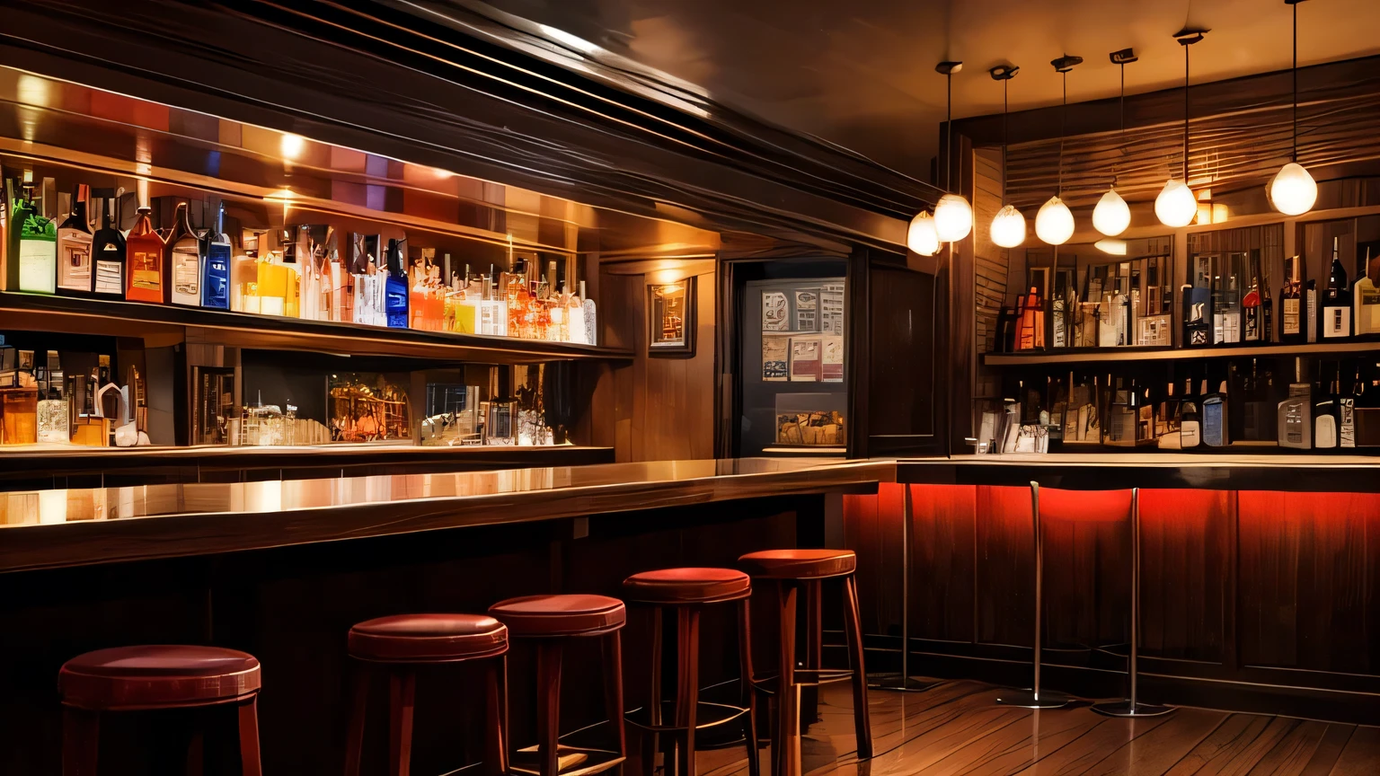 bar at night