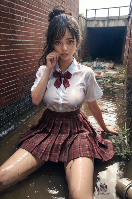 wet white shirt