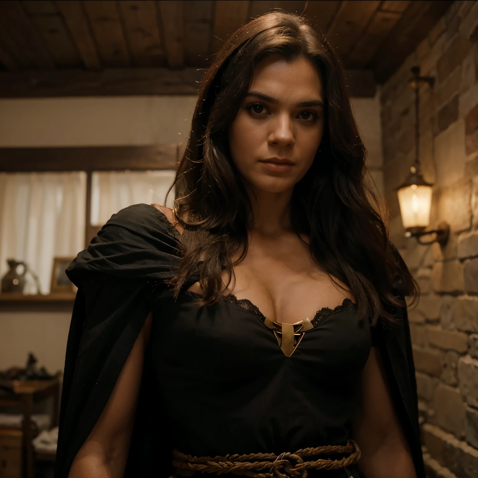 Criar uma mulher negra ao lado de o Henry cavill