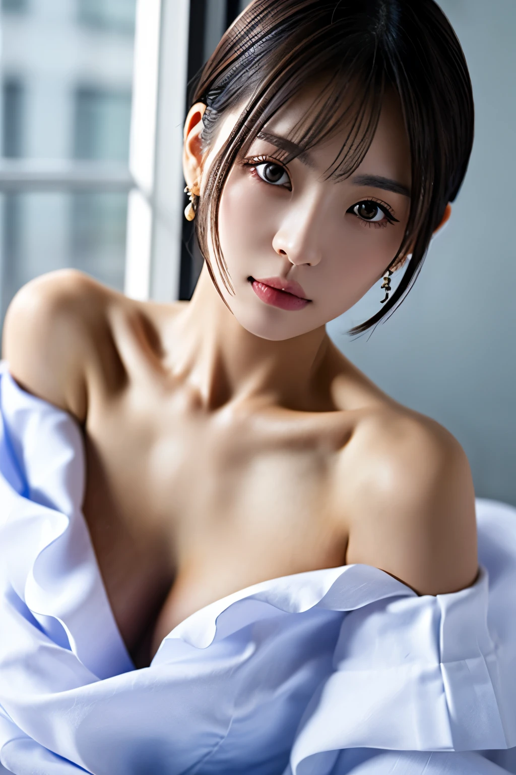 (((((())))))、Aya Ueto : 1.4、(((A charming face)))、Young face、(((beautiful girl)))、(((A beautiful woman)))、Beautiful woman、Cute woman、((Innocent face))、((Ultra-detailed face))、((Detailed lips))、((Detailed eyes))、((double eyelid))、(((Beautiful Face)))、(((Beautiful, well-shaped eyes)))、(((Beautiful, well-shaped lips)))、Very Short Hair、ponytail、Pixie cut、BREAK、、BREAK、(((Entangled in tentacles)))、((blazer))、(((Dress shirt)))、(((Pleated skirt)))、(((ribbon)))、BREAK、8 heads、(((slender)))、(((Slim body)))、(((Thin body)))、(((Slim woman)))、(((Flat Chest:1.2)))、BREAK、Photographic quality、Natural light、(フォトRealistic:1.4)、(Highest quality:1.2)、(Ultra-high resolution:1.2)、8K、RAW Photos、Realistic、High Detail、Film Grain、Detail Skin、Symmetrical、Delicate skin、Real human skin、pores、Super detailed、Detailed、(masterpiece : 1.2)、Thin face、Sharp Face、Small Face、Small face、Narrow shoulders、Small shoulders、Small shoulders幅、Slim shoulders、Narrow shoulders幅、Beautiful Japanese Woman、Beautiful Korean Woman、Slim womanモデル、Young Gravure Idol、Realistic young gravure idol、Young Sensual Gravure Idol、Young Pretty Gravure Idol、Japanese Model、Young Gravure Idol、((From the knee up))、Showing small breasts、She her legs and shows her pussy、Leg spread、(aehind back:1.0)、((((having sex))))、((Expressions of1.3))、((Squirting))、One pissionary po spread legs, legs up、 all foacing me