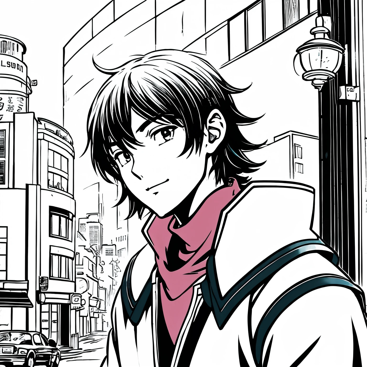 A popular, kind, anime-style man