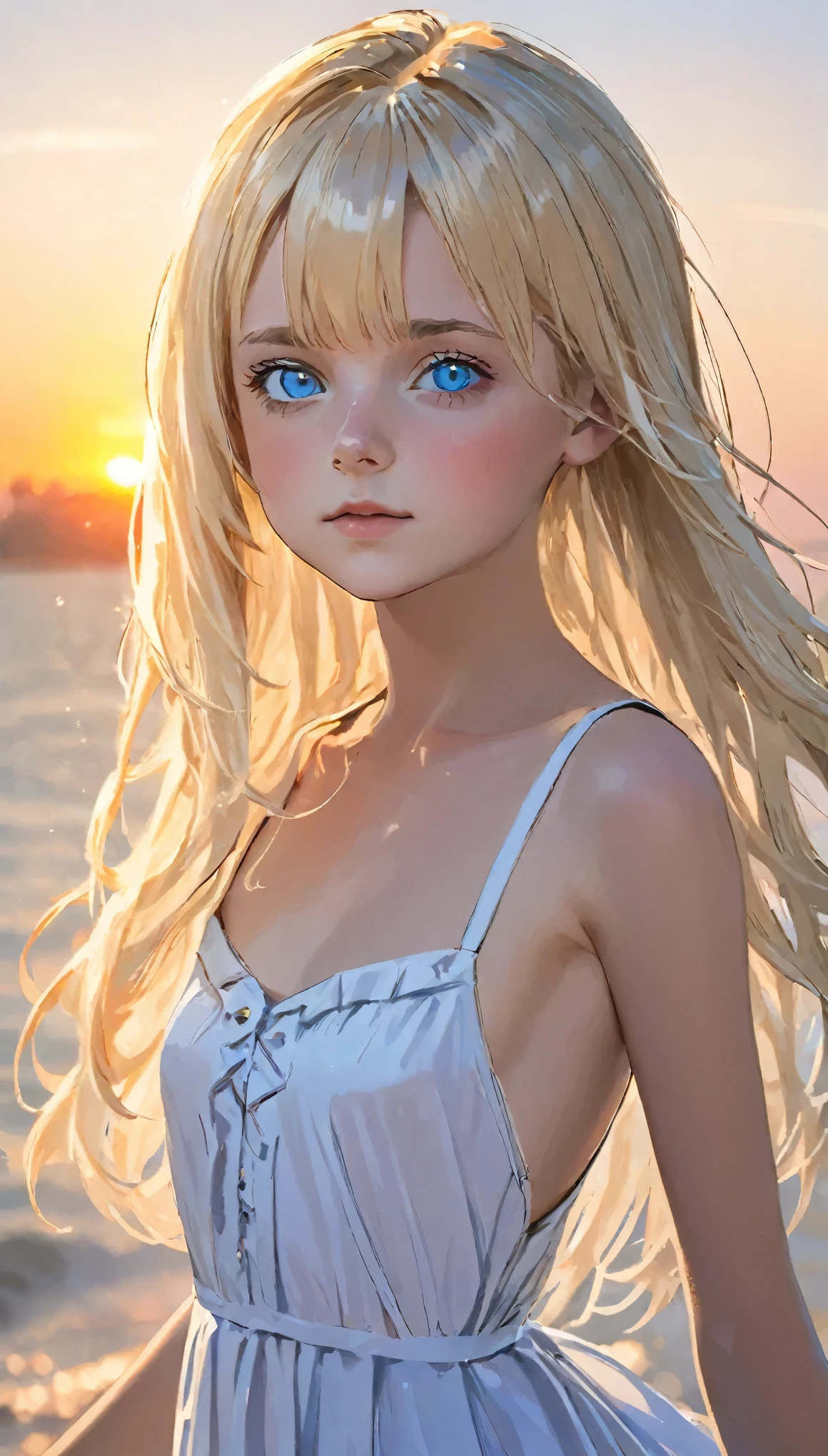 real girl with small chest in a transparent white dress and hat, art in the style of guweiz, , photorealistic girl render, guweiz, detailed art, highly detailed, real, digital art, april render, realistic, realism style, ((Best Quality, 8k, Masterpiece:1.3)), Focus:1.2, Perfect Body Beauty:1.4, ((Delicate Hair)), Highly detailed texture of face and skin,  Detailed eyes, realism, real, real curl, girl face, detailed face, reality face, imperfect face, beautiful face, real face, full body, real body, girl body, realistic body, realistic legs, girl legs