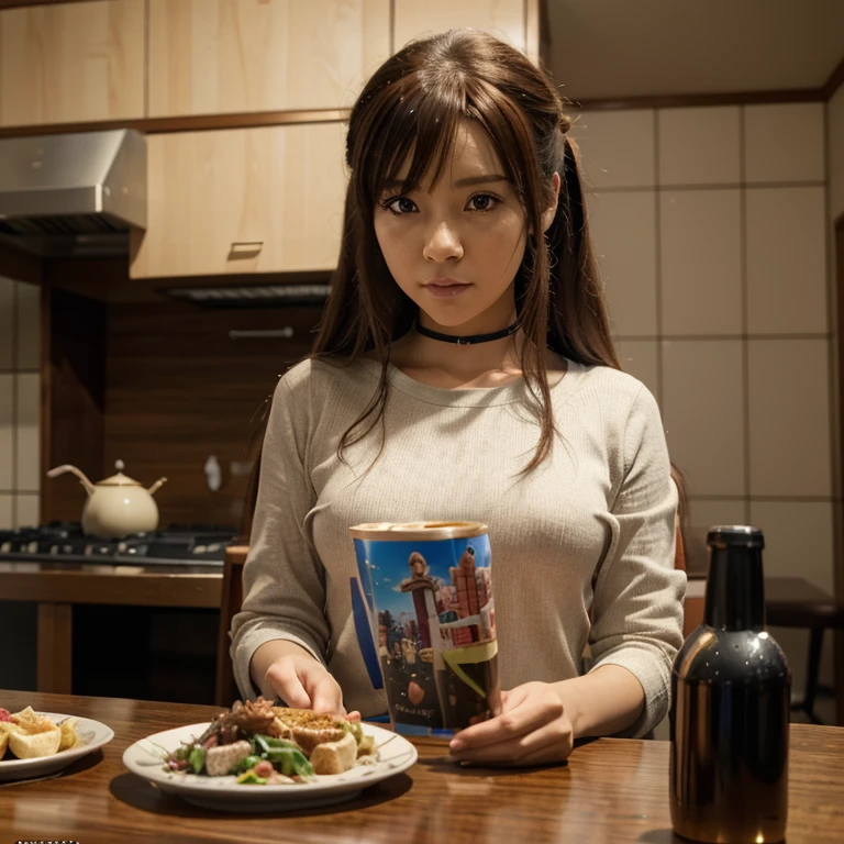 (best quality,highres,masterpiece:1.2),ultra-detailed,(realistic,photorealistic,photo-realistic:1.37),anime characters sitting around a table, enjoying food and drinks,popular isekai anime, anime food, isekai, TV anime still, today's featured anime still, anime still, slice-of-life anime, film-like anime shikishi, anime still image, key art in anime, anime still, intelligent companion anime, official anime still from "Life in a Different World from the Maze"
