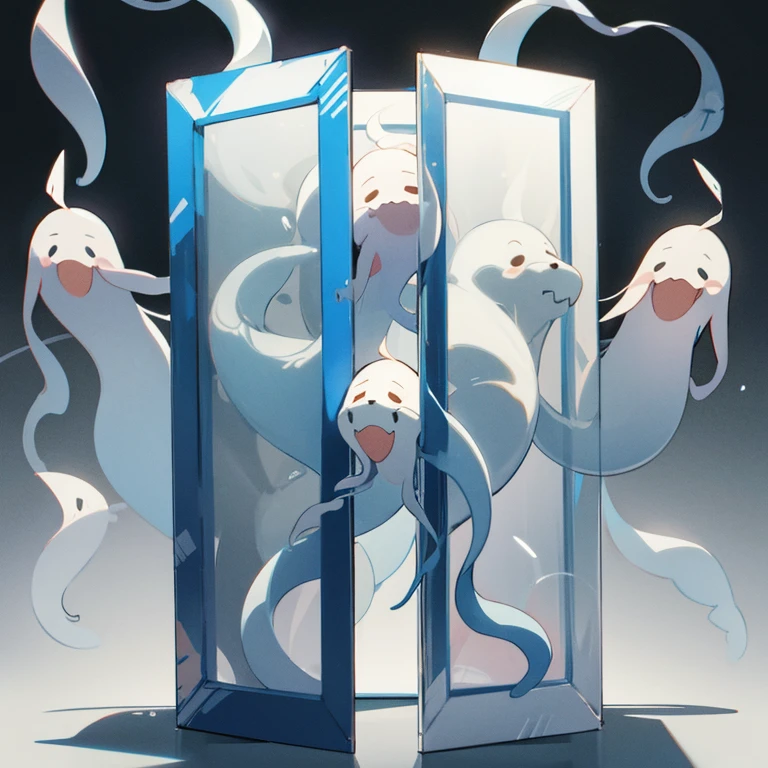 donm3x71nc710n Transparent faded,  Snake ghosts,    