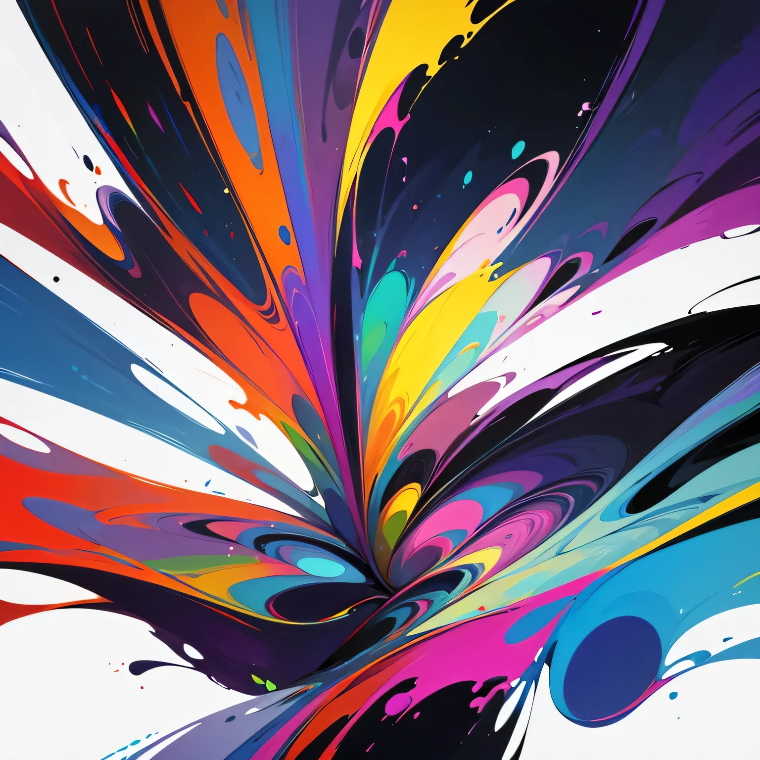 Make abstract color art, make it somewhat darker