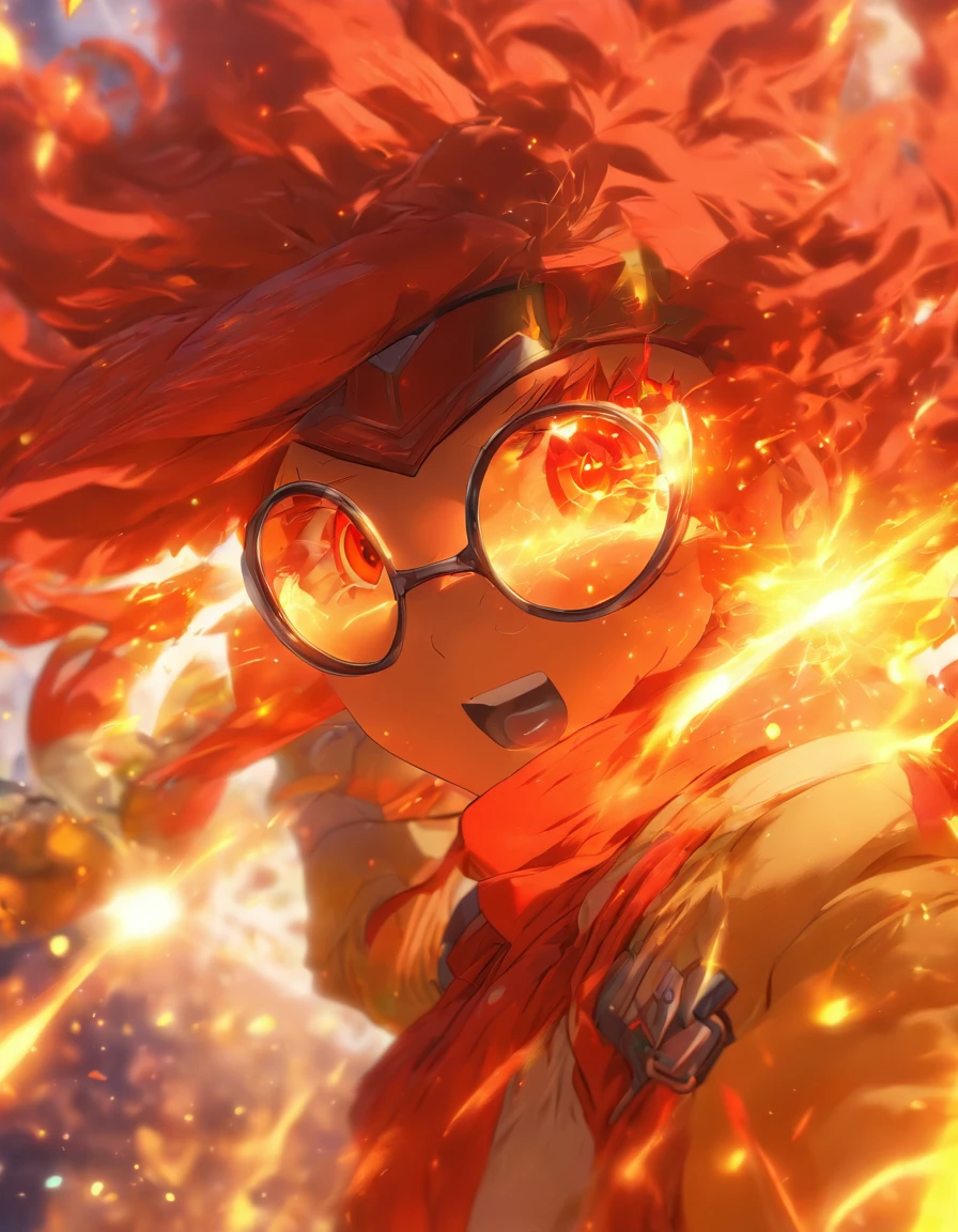 Fireball Summon woman Glasses