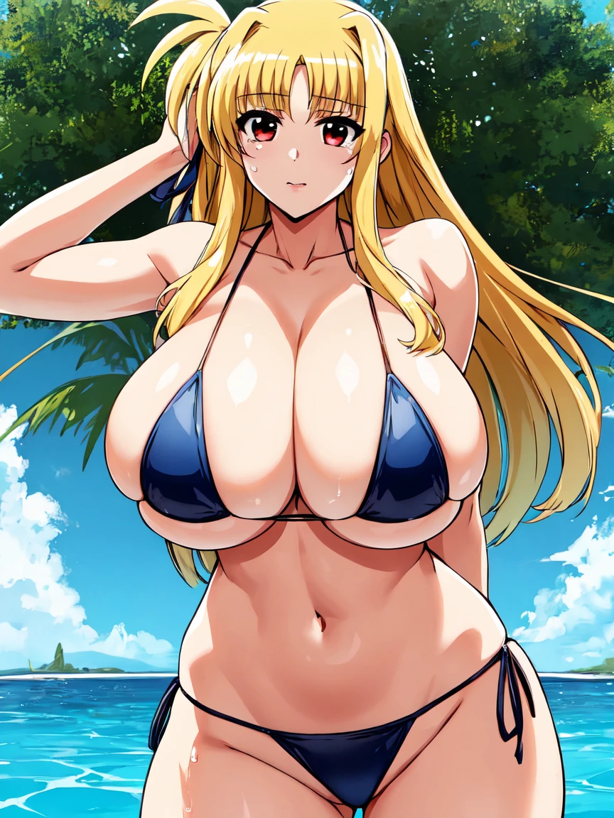 masterpiece,top-quality,fate testarossa harlaown,heroine of magical girl lyrical Nanoha,1girl,solo,blond hair,long hair,straight hair,outside splash hair,red eyes,beauty,very huge breasts,narrow waist,bust size is 120cm over,crying,sexy,soaked,seductive anime girl, oppai, biomechanical oppai,oppai proportions,Both hands are tied behind their backs and restrained,show oppai,put both hands behind her back,too much exposure swimsuit,micro bikini,swimsuit only,too much exposure swimsuit,micro bikini,swimsuit only,bust size is 120cm over,bust size is 120cm over,too much exposure swimsuit,micro bikini,swimsuit only,Both hands are tied behind their backs and restrained,show oppai,put both hands behind her back,show oppai,put both hands behind her backvery huge breasts,very huge breasts,bust size is 120cm over,too much exposure swimsuit,micro bikini,swimsuit only,Both hands are tied behind their backs and restrained,show oppai,very huge breasts,bust size is 120cm over,too much exposure swimsuit,micro bikini,swimsuit only,Both hands are tied behind their backs and restrained,show oppai,very huge breasts,where water collects,let your hair down,let your hair down,let your hair down,very huge breasts,bust size is 120cm over,too much exposure swimsuit,micro bikini,swimsuit only,Both hands are tied behind their backs and restrained,show oppai,very huge breasts,bust size is 120cm over,too much exposure swimsuit,micro bikini,swimsuit only,Both hands are tied behind their backs and restrained,show oppai,very huge breasts,bust size is 120cm over,too much exposure swimsuit,micro bikini,swimsuit only,Both hands are tied behind their backs and restrained,show oppai,No ribbon,No ribbon,No ribbon,No ribbon,No ribbon,No ribbon,No ribbon,No ribbon,No ribbon,don't tie her hair,don't tie her hair,don't tie her hair,don't tie her hair