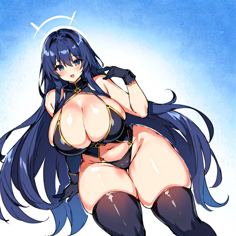 Super Huge Thighs, Extremely Thick Thighs, Giant Breasts, Extremely Wide Thighs, Beautifully Curvy Girl,