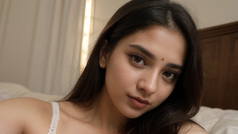 ((best quality)), ((masterpiece)), (detailed), perfect face

((best quality)), ((masterpiece)), (detailed), perfect face, ((best quality)), ((masterpiece)), (detailed), perfect face, Amazingly beautiful 20 years old bengali girl, , beautiful, open hair, masterpiece, uhd, best quality, shot with nikon 85 mm lens, realism, masterpiece,, sexy pose, , very fair skin, beautiful goddess,perfect face,stunning face, very fair skin tone, beautiful looks, glamourous face, busty,  in beautiful bedroom at night, looking sideways , young 20 years old bengali girl, curvy,, dark night, portrait selfie, close angle shot, closeup photo, detailed ultra realistic face, busty, wearing laced  designer pink bra, realism , busty, clean armpits, sexy armpits , reddish armpits, reddish, white skin tone, 