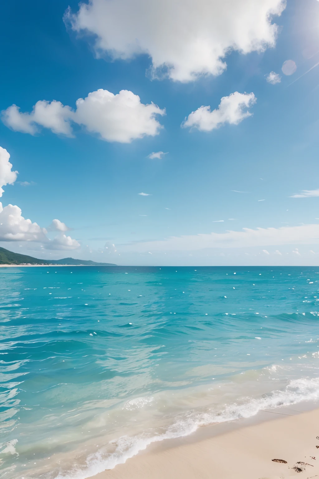 beautiful sea edge, Beautiful sea and clear sky, blue water, Blue sky, perfect wallpaper
